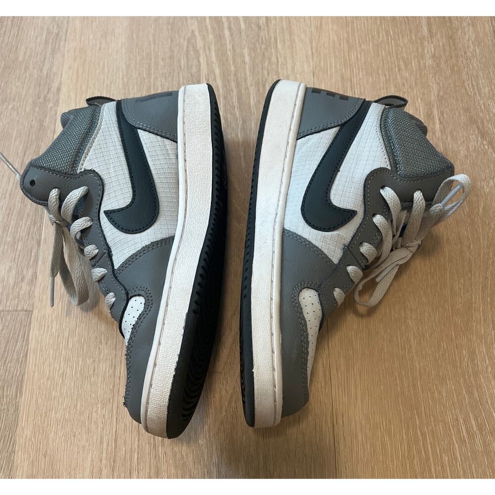 Nike Court Borough Mid Cool Grey Anthracite GS 839977-009 Size 5Y - Picture 3 of 7